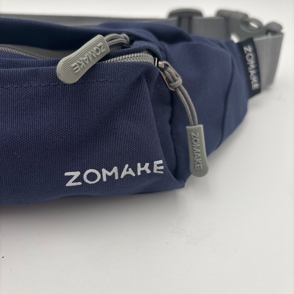 Navy Crossbody‎ Bag with Gray Strap - Picture 7 of 11